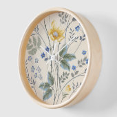 Blauwe en gele wilde bloemen (Hoek)