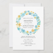 Blauwe en gele Zee Kaart (Voorkant)