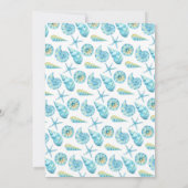 Blauwe en gele Zee Kaart (Achterkant)