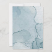 Blauwe en goudbevestigingen kaart (Achterkant)