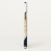 Blauwe en gouden balzaal jurk Case-Mate iPhone case (Achterkant / rechts)