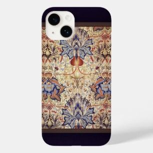 Blauwe En Gouden Bloemen Case-Mate iPhone 14 Hoesje