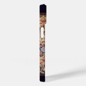 Blauwe En Gouden Bloemen Case-Mate iPhone Case (Achterkant / Rechts)