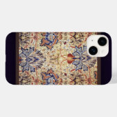 Blauwe En Gouden Bloemen Case-Mate iPhone Case (Achterkant (horizontaal))
