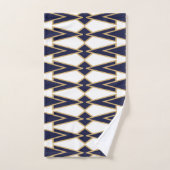 Blauwe en gouden Bowties Bad Handdoek (Handdoek)