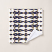 Blauwe en gouden Bowties Bad Handdoek (Wasdoekje)