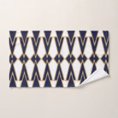 Blauwe en gouden Bowties Bad Handdoek (Handdoek)