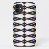 Blauwe en gouden Bowties Case-Mate iPhone Case (Achterkant)