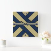 Blauwe en gouden Cadeaus klok (Huis)