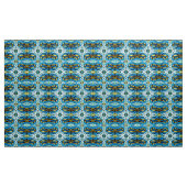 Blauwe en gouden geode verbinding stof (Yard (91,4 cm))