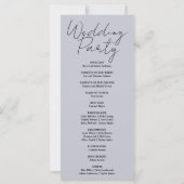 Blauwe en Gouden Halve Maan Sterren Wolken Bruilof (Achterkant)