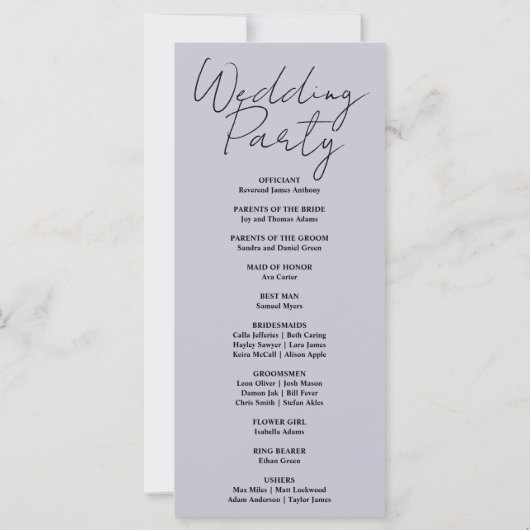 Blauwe en Gouden Halve Maan Sterren Wolken Bruilof (Achterkant)