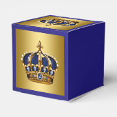 Blauwe en Gouden Prins Bedankdoosjes (Achterkant)