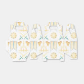 Blauwe en gouden Waterverf Kleine prins Birthday Bedankdoosjes (Uitgevouwen)