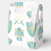 Blauwe en gouden Waterverf Kleine prins Birthday Bedankdoosjes (Geopend)