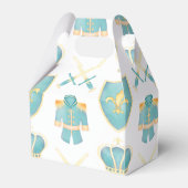 Blauwe en gouden Waterverf Kleine prins Birthday Bedankdoosjes (Voorkant Zijde)