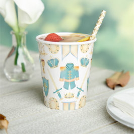 Blauwe en gouden Waterverf Kleine prins Birthday Papieren Bekers