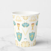 Blauwe en gouden Waterverf Kleine prins Birthday Papieren Bekers (Rechts)