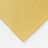 Blauwe en goudkleurige, beste predicaatcoachcadeau fleece deken (Hoek)