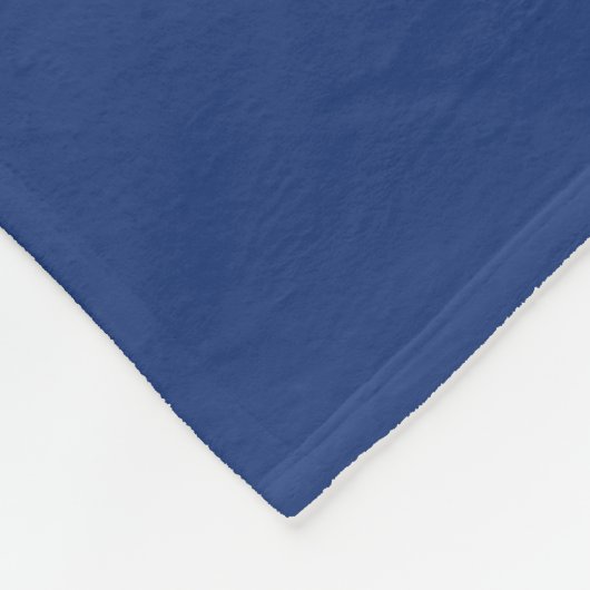 Blauwe en goudkoortsleider Fleece Blanket (Hoek)