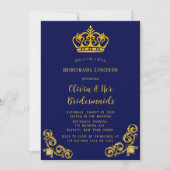 Blauwe en goudmaiden kaart (Voorkant)