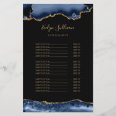 Blauwe en goudmakerij flyer (Voorkant)