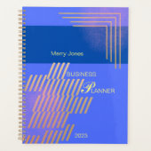 Blauwe en goudmakerij planner (Voorkant)