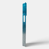 Blauwe en grijze achtergrond Case-Mate iPhone case (Achterkant / Rechts)