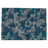 Blauwe en grijze bosbessen groot cadeauzakje (Achterkant)