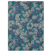 Blauwe en grijze bosbessen klembord (Achterkant)