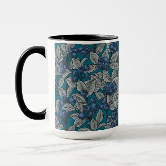 Blauwe en grijze bosbessen mok (Links)
