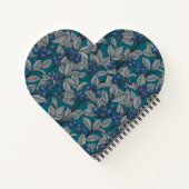 Blauwe en grijze bosbessen notitieboek (Achterkant)