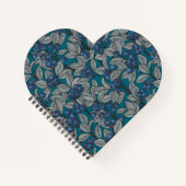 Blauwe en grijze bosbessen notitieboek (Voorkant)