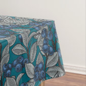 Blauwe en grijze bosbessen tafelkleed (Voorbeeld)