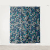 Blauwe en grijze bosbessen wandkleed (Voorkant)