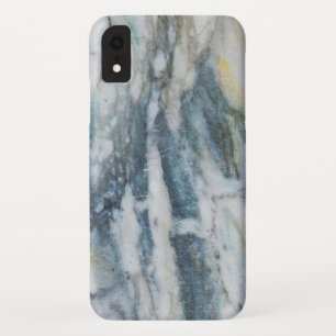 Blauwe en grijze gemarmerde textuur Case-Mate iPhone case