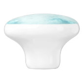 Blauwe en grijze keramische knobbel keramische knop (Zijkant)