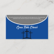 Blauwe en grijze pastor of Deacon Church