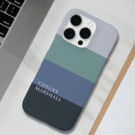 Blauwe en grijze strepen patroon iPhone 16 pro hoesje<br><div class="desc">Geef je iPhone 16 Pro een strakke en eigentijdse look met het Blue and Grey Stripes Pattern Hoesje. Met een stijlvolle combinatie van blauwe en grijze strepen voegt dit hoesje een vleugje sophisticatie toe terwijl uw apparaat beschermd blijft. Perfect voor dagelijks gebruik of als een doordacht cadeau voor iemand die...</div>