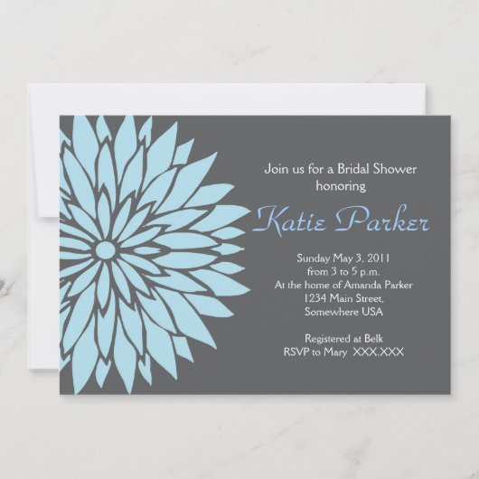 Blauwe en grijze zeeduivel kaart (Voorkant)