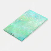 Blauwe en groene Abstracte kunst Post-it® Notes (Schuin)
