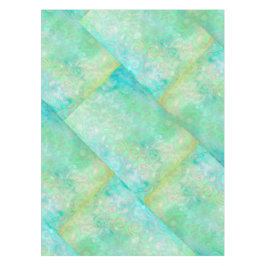 Blauwe en groene Abstracte kunst Tafelkleed