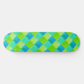 Blauwe en groene bijtende kool persoonlijk skateboard (Horizontaal)