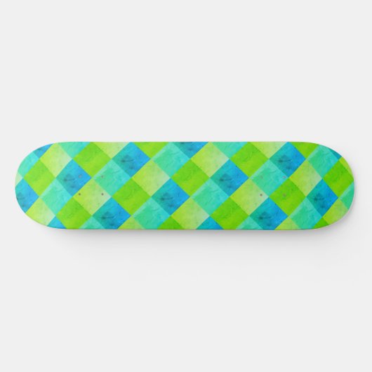 Blauwe en groene bijtende kool persoonlijk skateboard (Horizontaal)