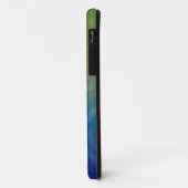blauwe en groene doos voor textuur Case-Mate iPhone case (Achterkant/links)