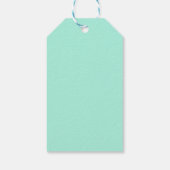 Blauwe en groene edelstenen . cadeaulabel (Achterkant)