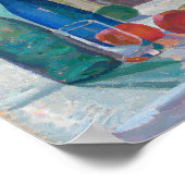 Blauwe en groene flessen en Sinaasappels | Spencer Poster (Hoek)