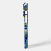 Blauwe en groene gemorste zaadkralen Case-Mate iPhone case (Achterkant / Links)