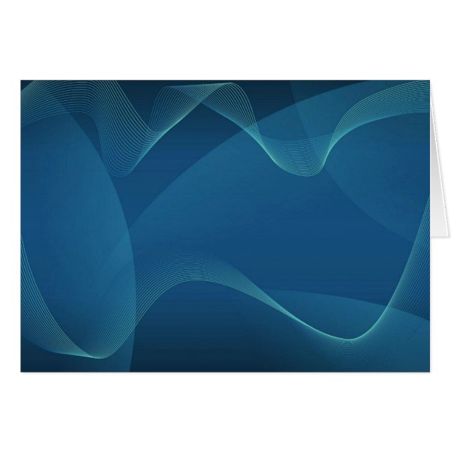 Blauwe en groene golven (Voorkant Horizontaal)