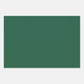 Blauwe en Groene Kerstversieringen & Matching Inpakpapier Vel (Voorkant 3)